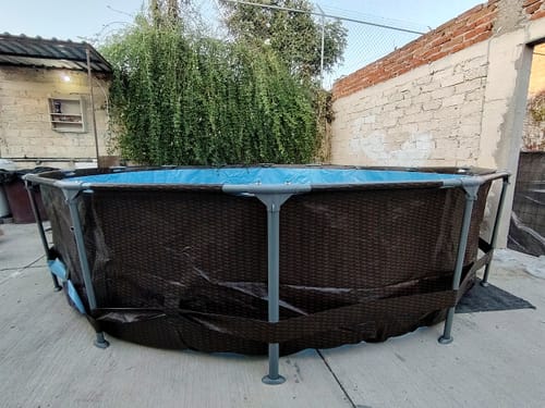 Customer photo review of Piscina Redonda con Marco de Acero 4.27mx84cm, Avenli