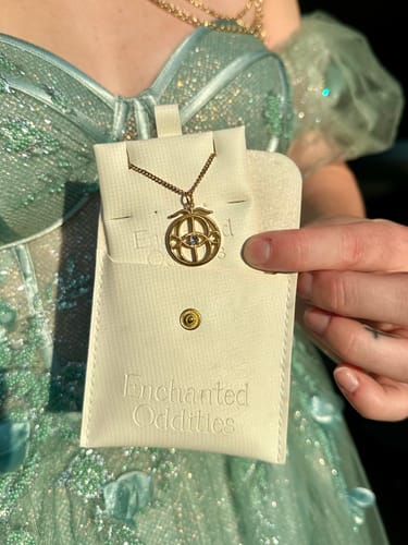 Customer photo review of Eye of Elena necklace