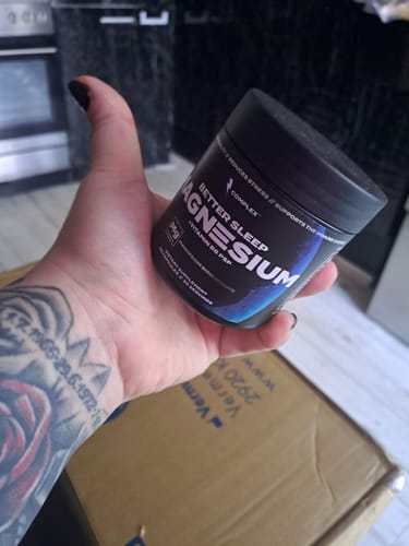 Zákaznická recenze s fotkou produktu Sleep Magnesium
