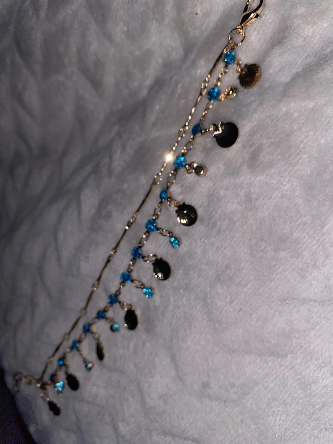 Customer photo review of SOMETHING BLUE MOLLY CHARM BRACELET