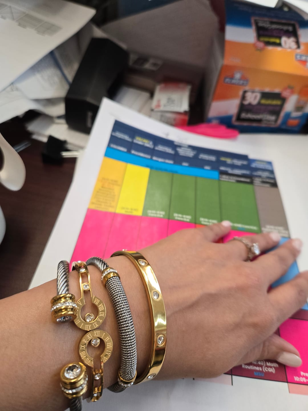 Customer photo review of Ana Lucia Bracelet Stack