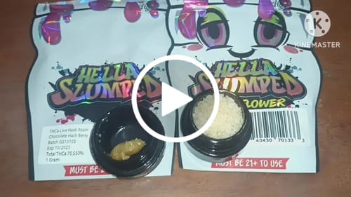 Customer video review of Chocolate Hash Berry Live Hash Rosin