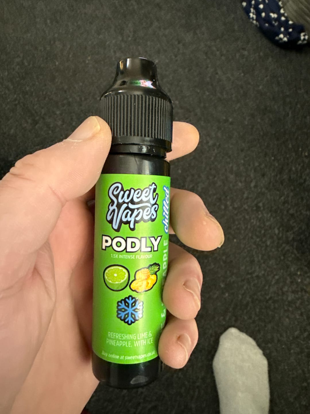 Customer photo review of PODLY Lime & Pineapple Chilled - 50ml Long Fill
