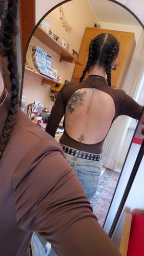 Customer photo review of Body Lucrezia mezzo collo a manica lunga