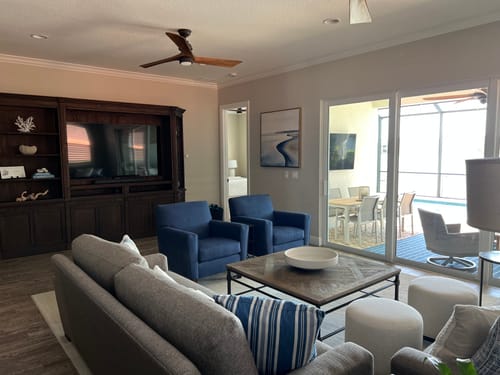 Customer photo review of Serene Coastline Canvas Art