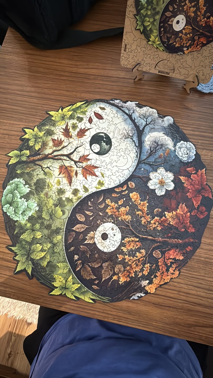 Customer photo review of 4 Season Yin Yang - Ahşap Puzzle