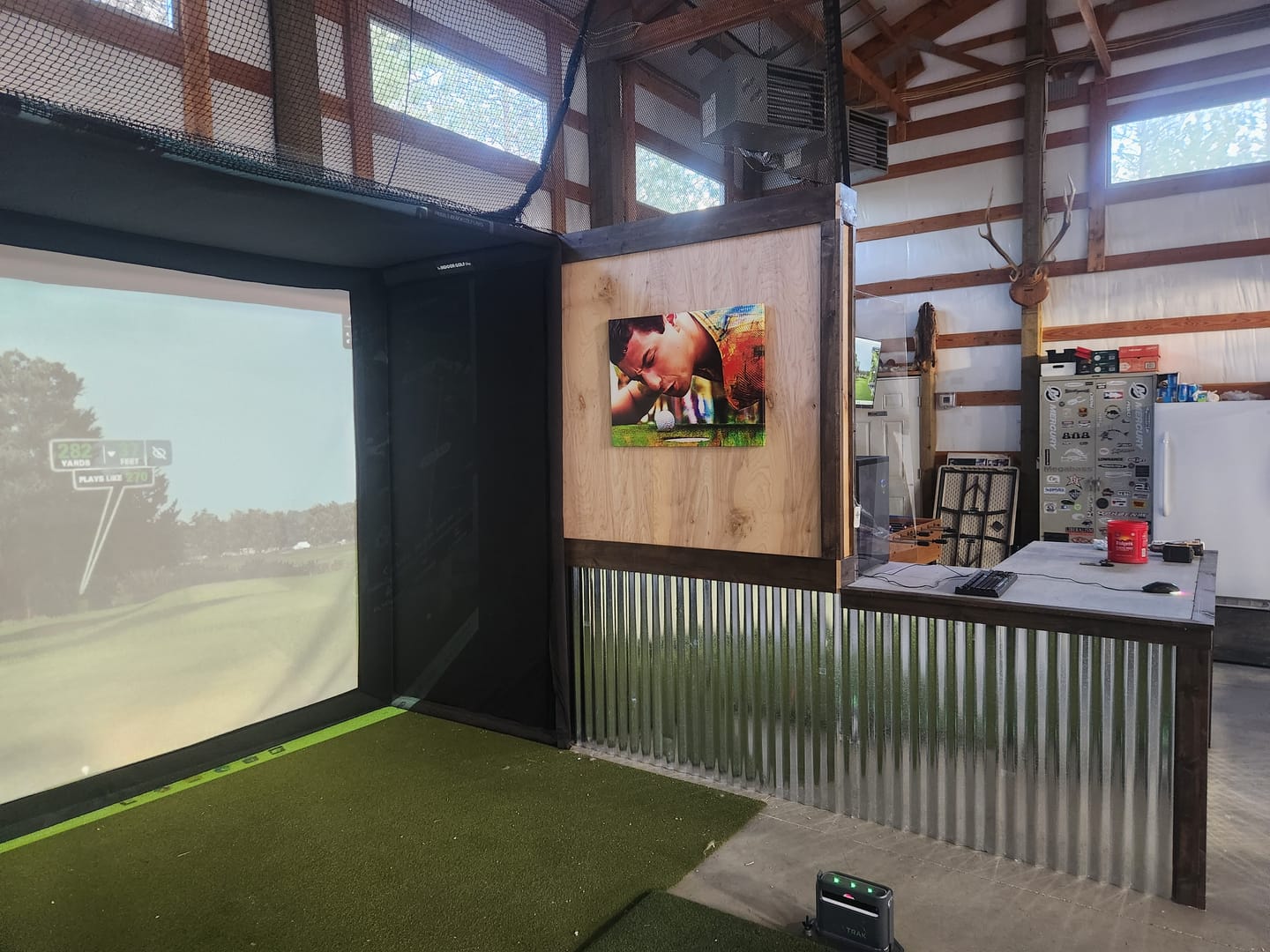 Customer photo review of Happy Gilmore Wall Art