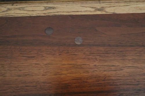 Customer photo review of 1/2" Walnut Wood Plugs - Face Grain