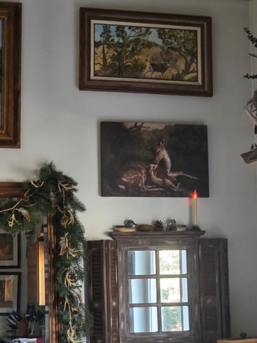 Customer photo review of Deer and Fawn (1870) by Arthur Fitzwilliam Tait