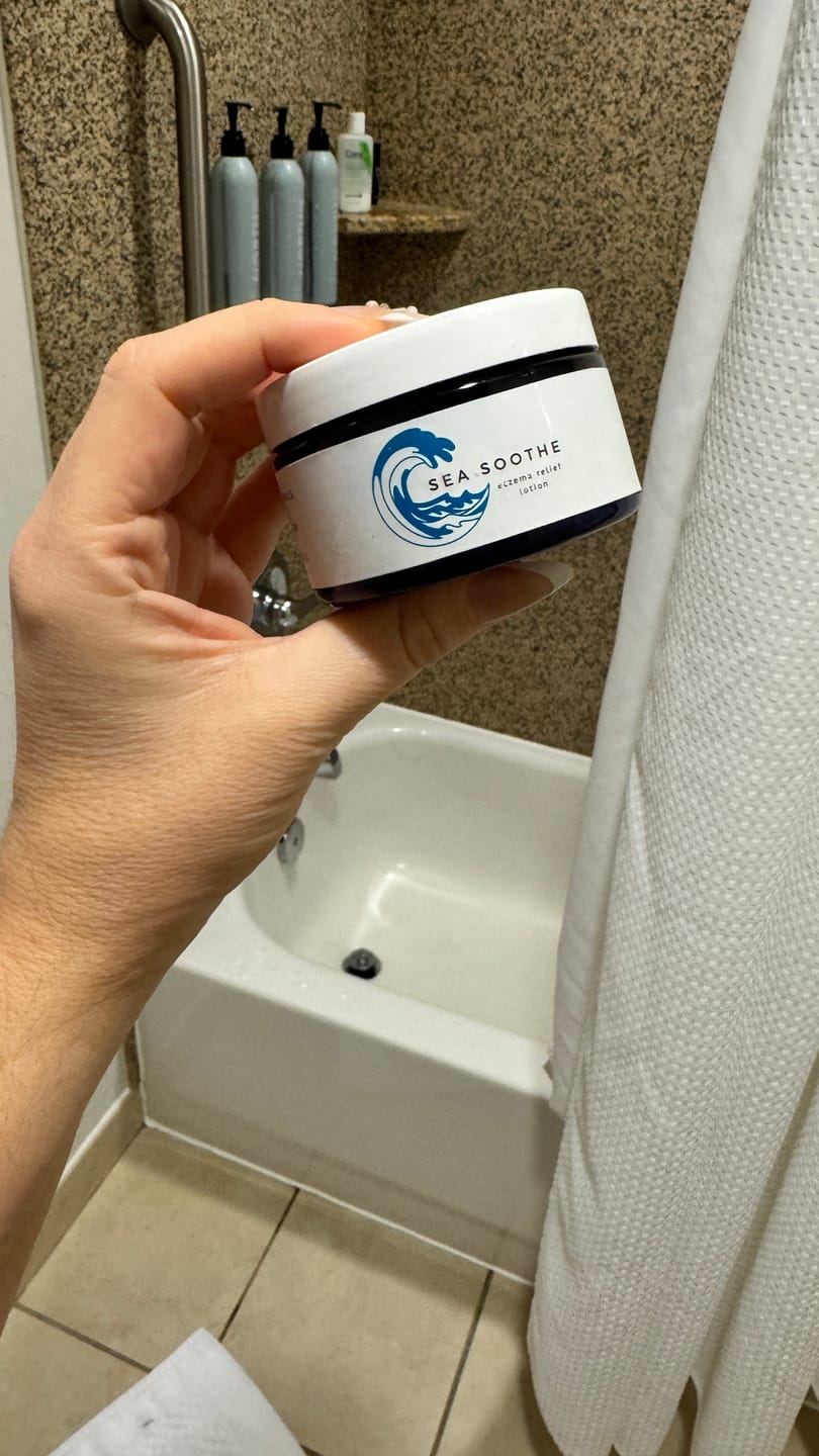 Customer photo review of Sea Soothe Dry Skin Relief Lotion