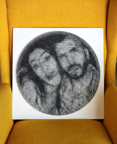 Customer photo review of יצירה בחוטים לפי תמונה אישית "RingString"