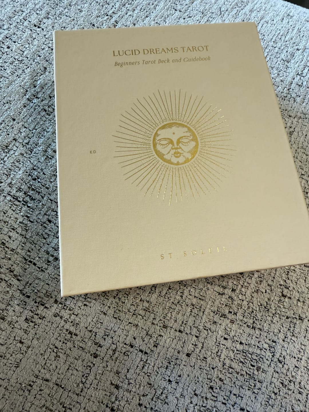 Customer photo review of Lucid Dreams Beginners Tarot • With Keywords™ {EDITION 4}