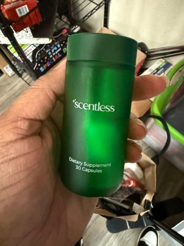 Customer photo review of Scentless Deodorant Supplement