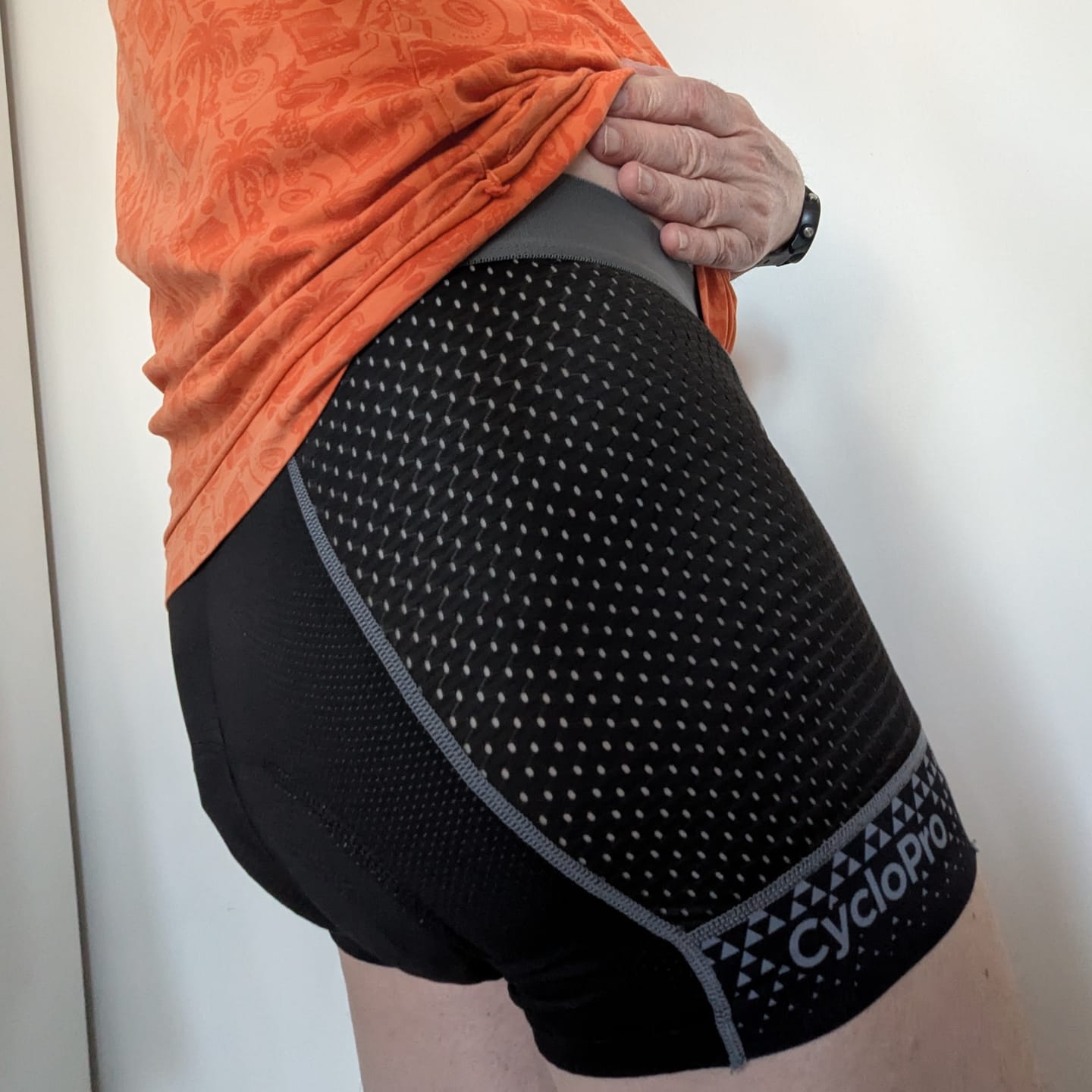 Customer photo review of Sous-vêtement rembourré vélo - Agilitymax