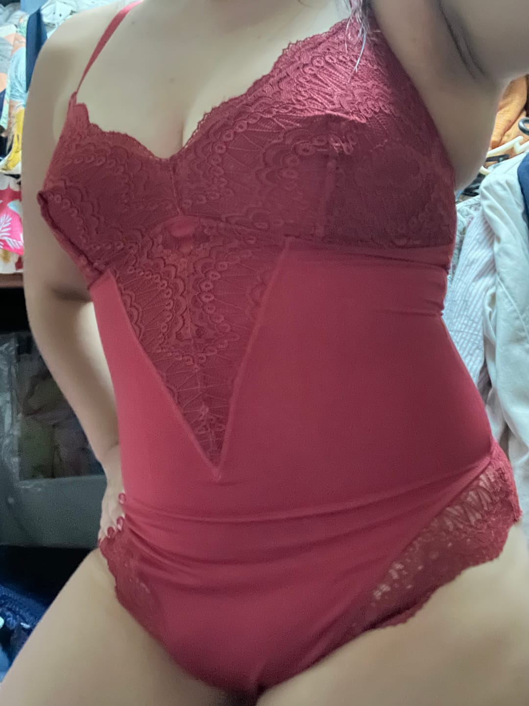 Customer photo review of Premium Lace Bodysuit