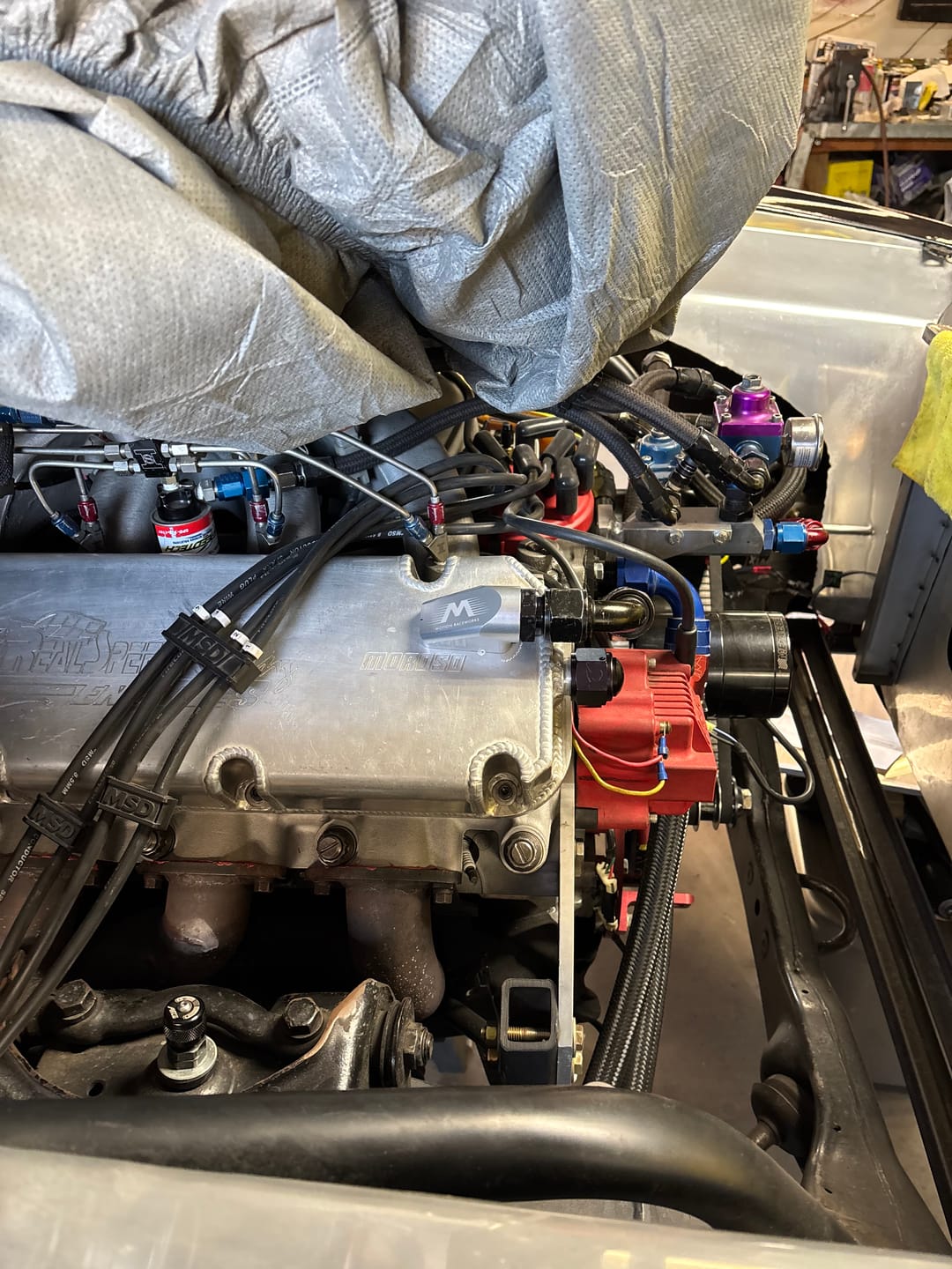 Customer photo review of Motion Raceworks Billet Valve Cover Breathers Clear Anodized (Pair)