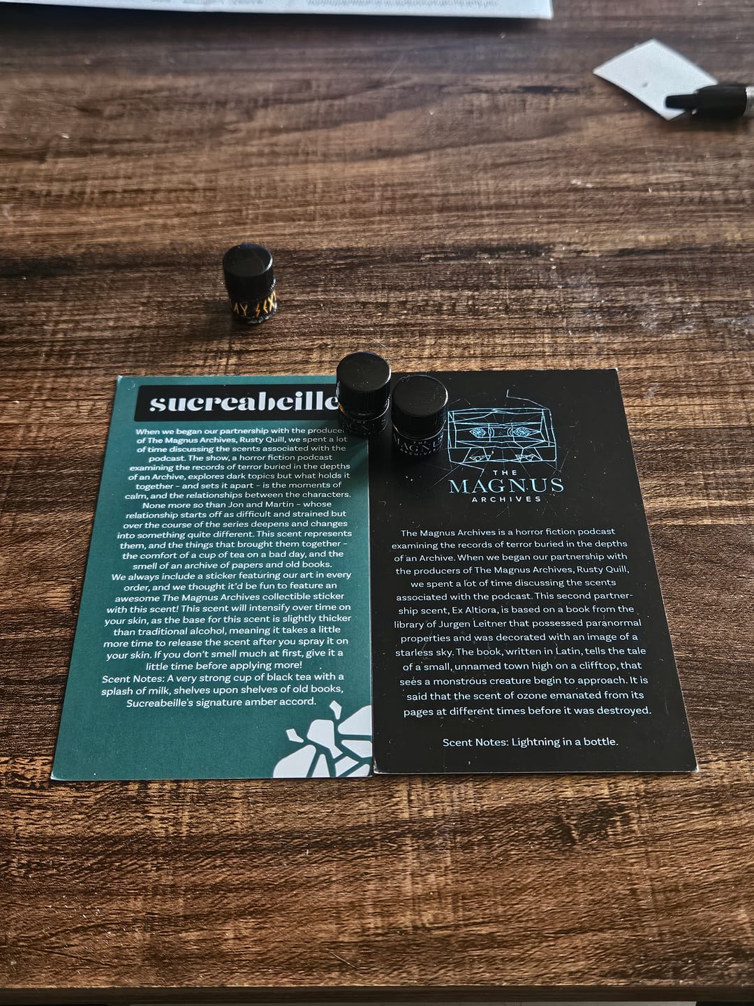 Customer photo review of Ex Altiora with The Magnus Archives