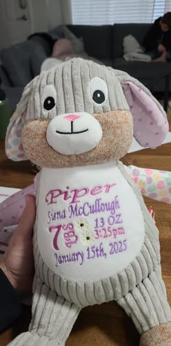 Customer photo review of Cubbies - Bubblegum Bunny