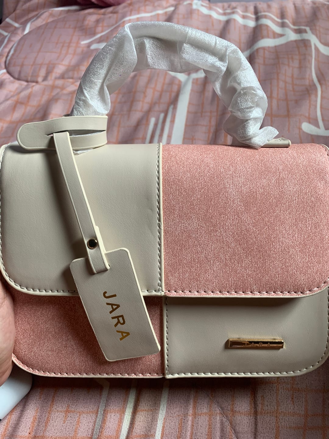 Customer photo review of Malta Color-block handbag