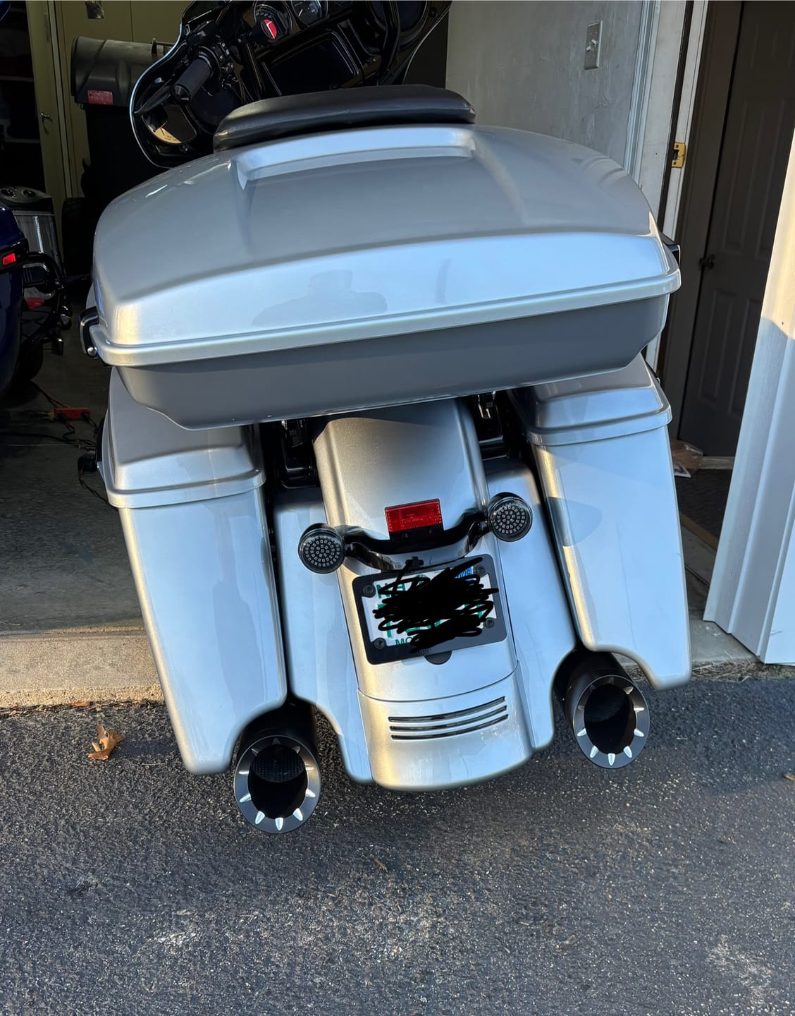 Customer photo review of Stretched Rear Fender Extension For 2014-2023 Harley Davidson Touring