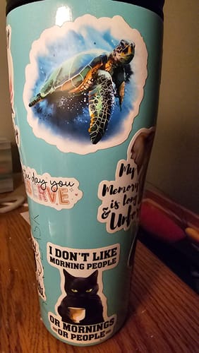 Customer photo review of Black Dragon Sticker