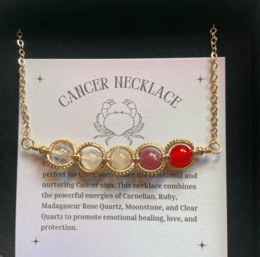 Customer photo review of Cancer Necklace