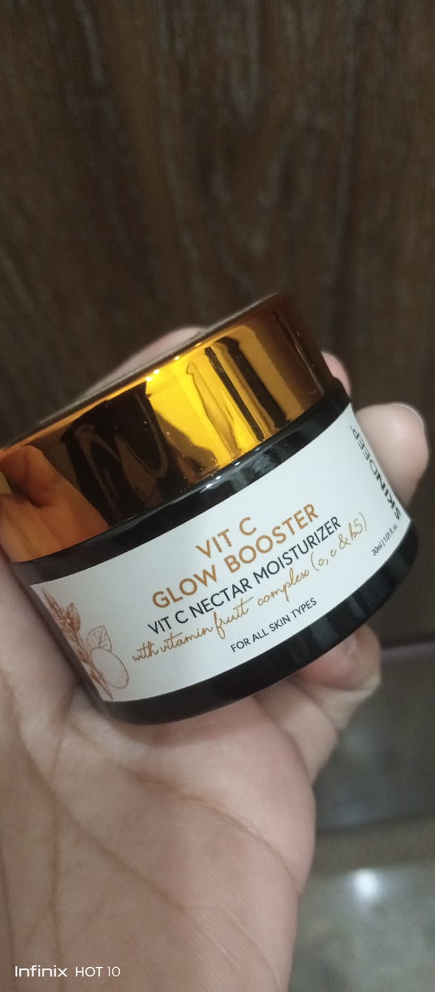 Customer photo review of VIT C GLOW BOOSTER - Vitamin Nectar Moisturizer
