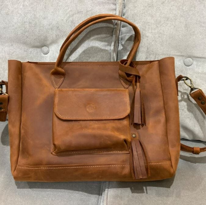 Customer photo review of Tote Bag With Trolley Sleeve