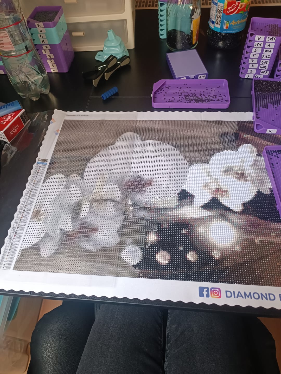 Customer photo review of Überraschungsbild - Diamond Painting