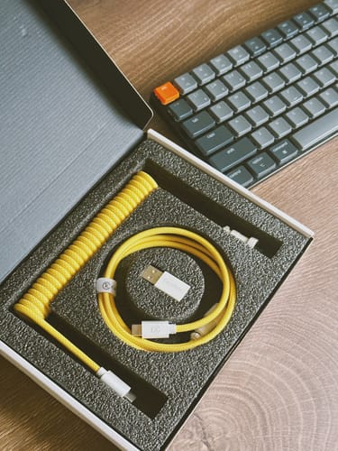 Customer photo review of Keychron客製螺旋航插線