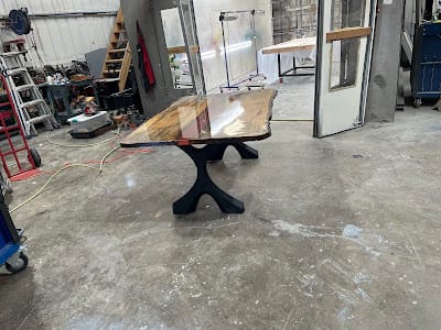 Customer photo review of Furniture Legs 417 Xavier 28H Metal X shape Dining Table Legs