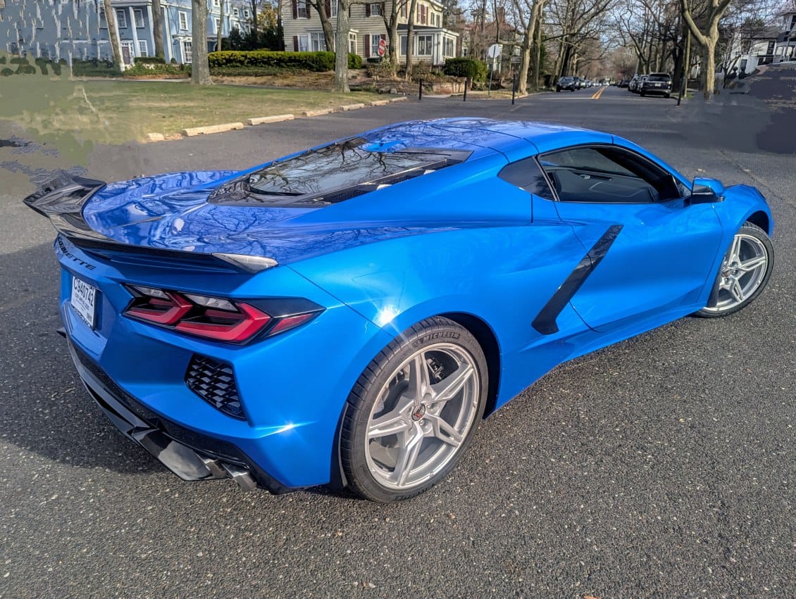 Customer photo review of Chevrolet Corvette C8 XL Extended Front & Rear Splash Guard