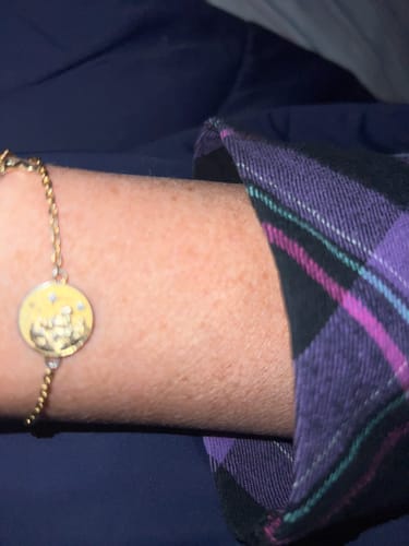 Customer photo review of Leo Diamond Bracelet