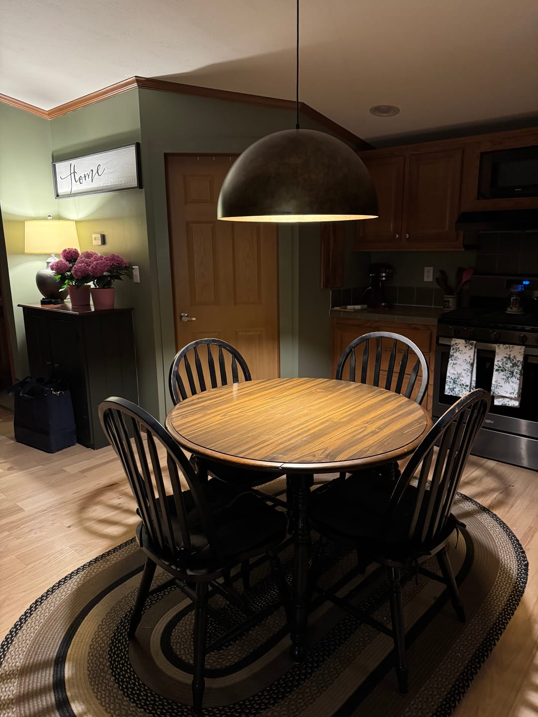 Customer photo review of Industrial Oversized Large Metal Dome Pendant Light
