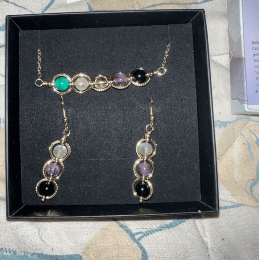 Customer photo review of Scorpio Necklace