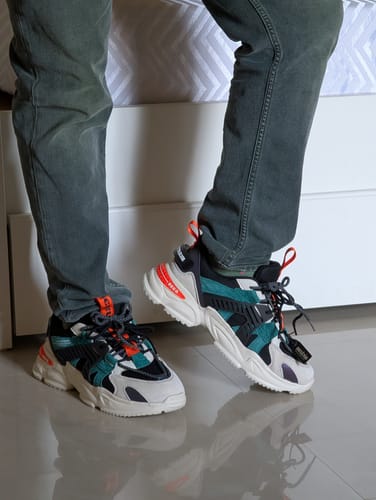Customer photo review of Phantom A-500 Jungle Ember Chunky Trail Sneaker