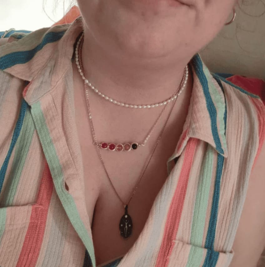Customer photo review of Leo Necklace