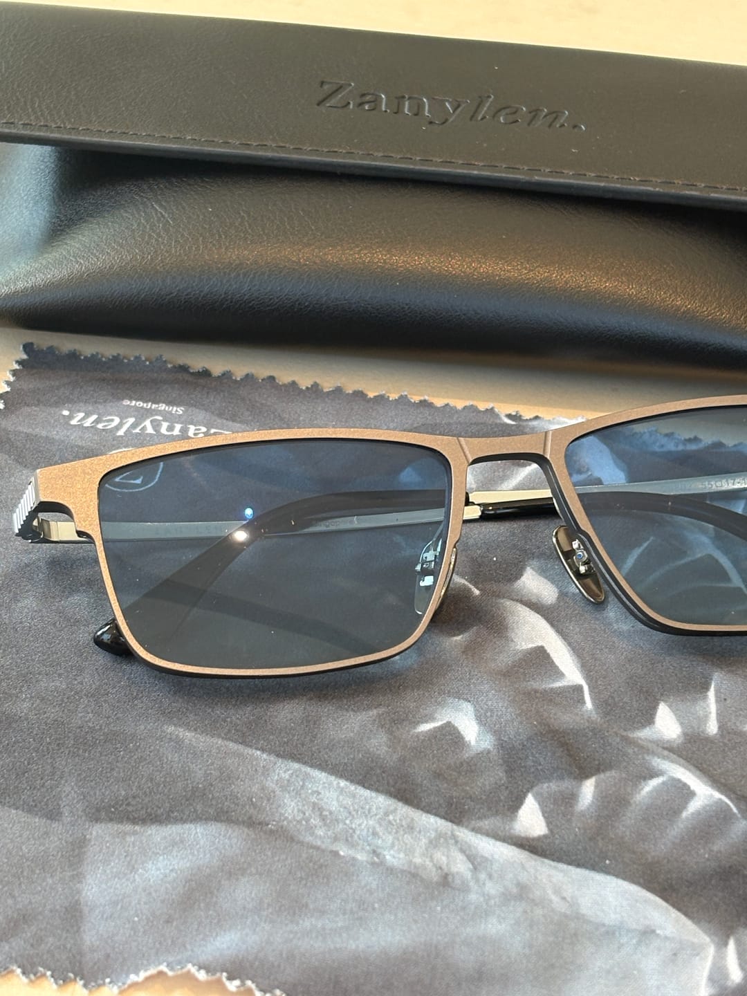 Customer photo review of Jensen | Magnetic Clip-on Eyeglasses Sunglasses | ZanyLen Best Sellers