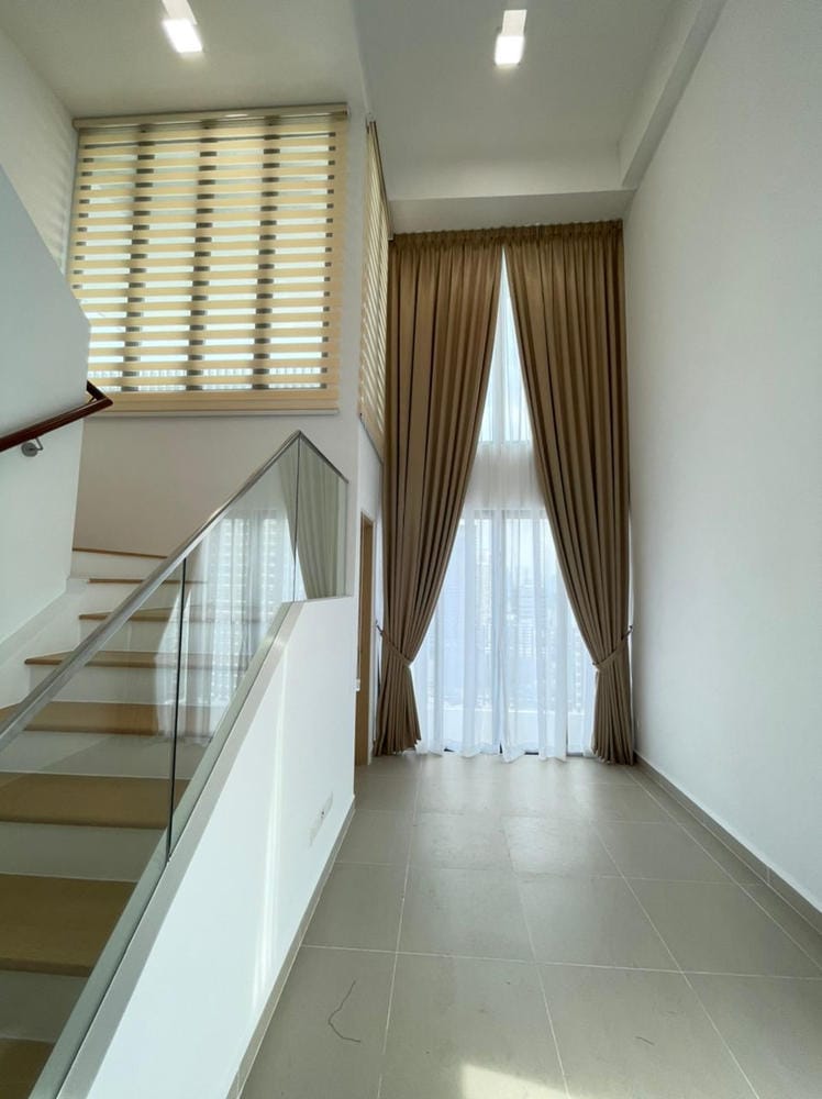 Customer photo review of Tisa Signature Light Filtering Zebra Blinds