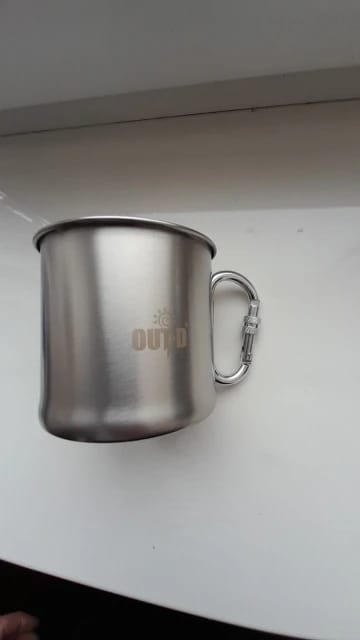 Customer photo review of Robuster Edelstahl-Campingbecher
