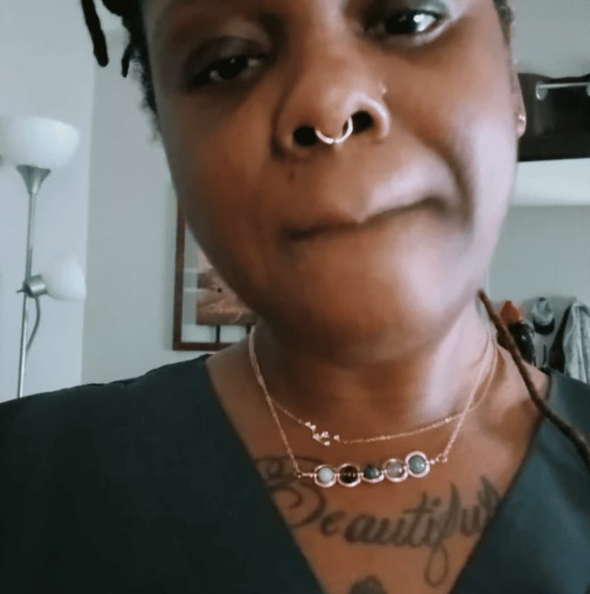 Customer photo review of Sagittarius Necklace