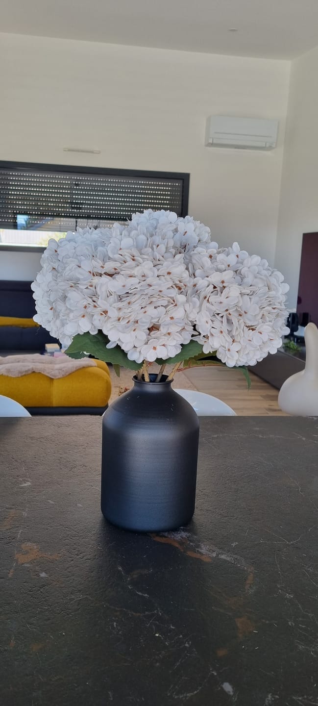 Customer photo review of Grande Hortensia (5 tiges) - Blanc