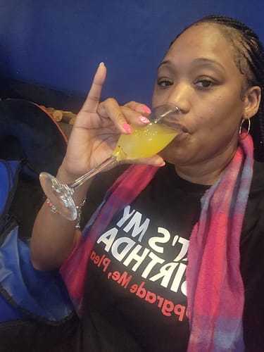 Customer photo review of Upgrade Me, Please! Black Unisex Shirt