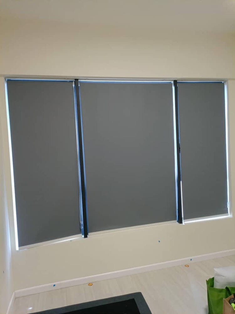 Customer photo review of Blackwell Classic Blackout Roller Blinds