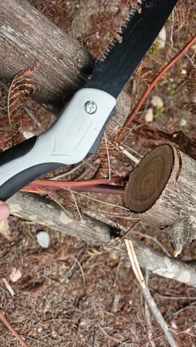 Customer photo review of Klappbare Outdoor-Säge für Camping & Garten