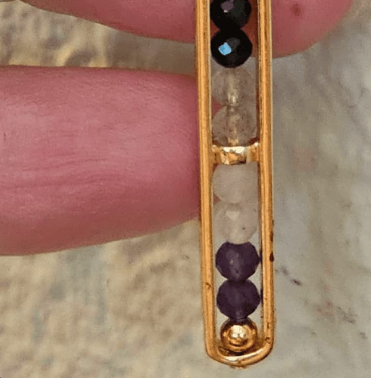 Customer photo review of Dainty Empath Protection Necklace
