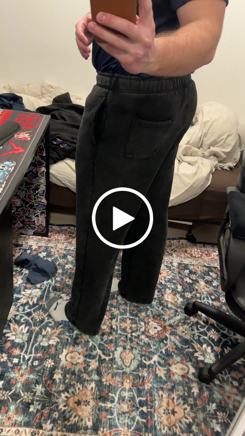 Customer video review of Sora Oversized Joggers