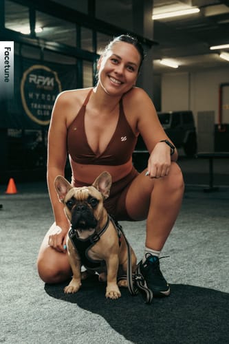 Customer photo review of Two Piece Set Gym Suit Fitness Workout Attire