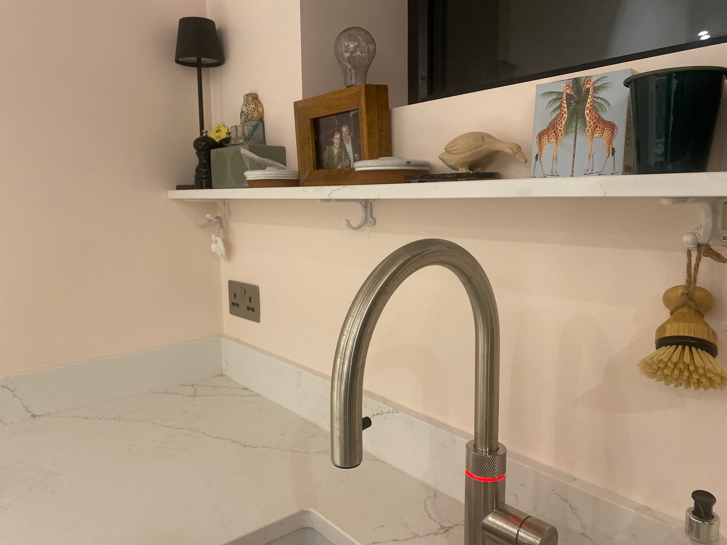 Customer photo review of 4 Inch Chiltern Cast Iron Shelf Bracket