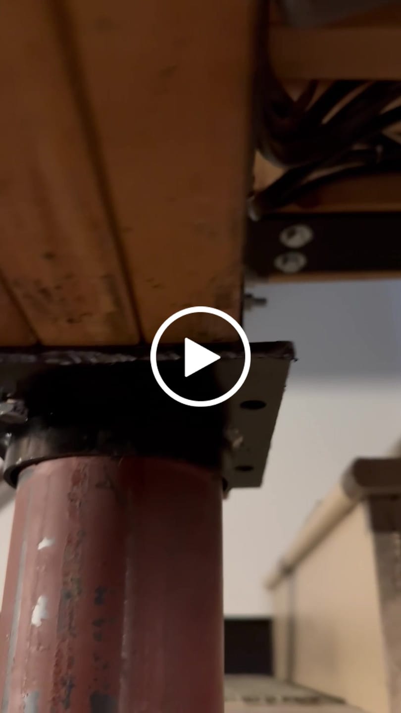 Customer video review of Steel Angle Bracket for 4 inch Beams - Square